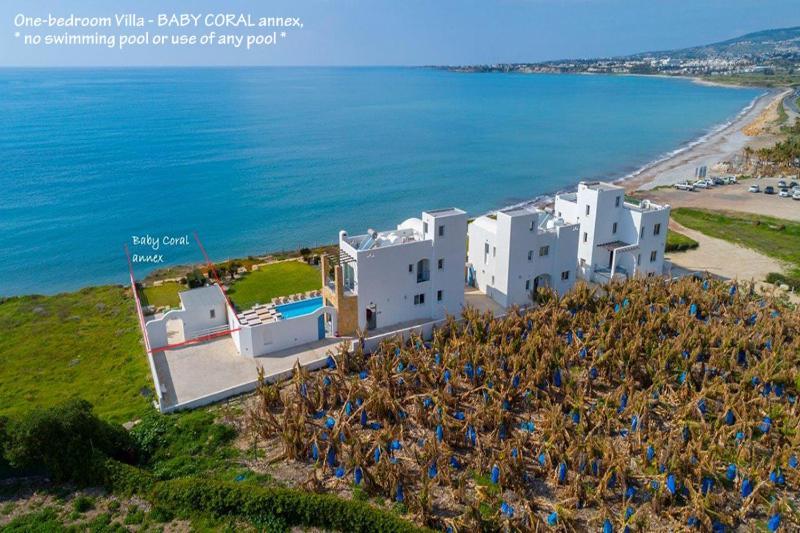 Blue Coral Beach Villas Three Exclusive Villas - Poseidon - Nautilus - Oceanos - And - Baby Coral Bungalow Coral Bay Bagian luar foto